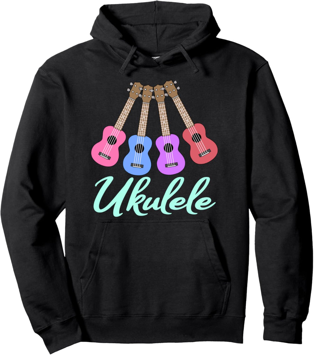 Ukulele Hawaii Hawaiianisches Geschenk Pullover Hoodie