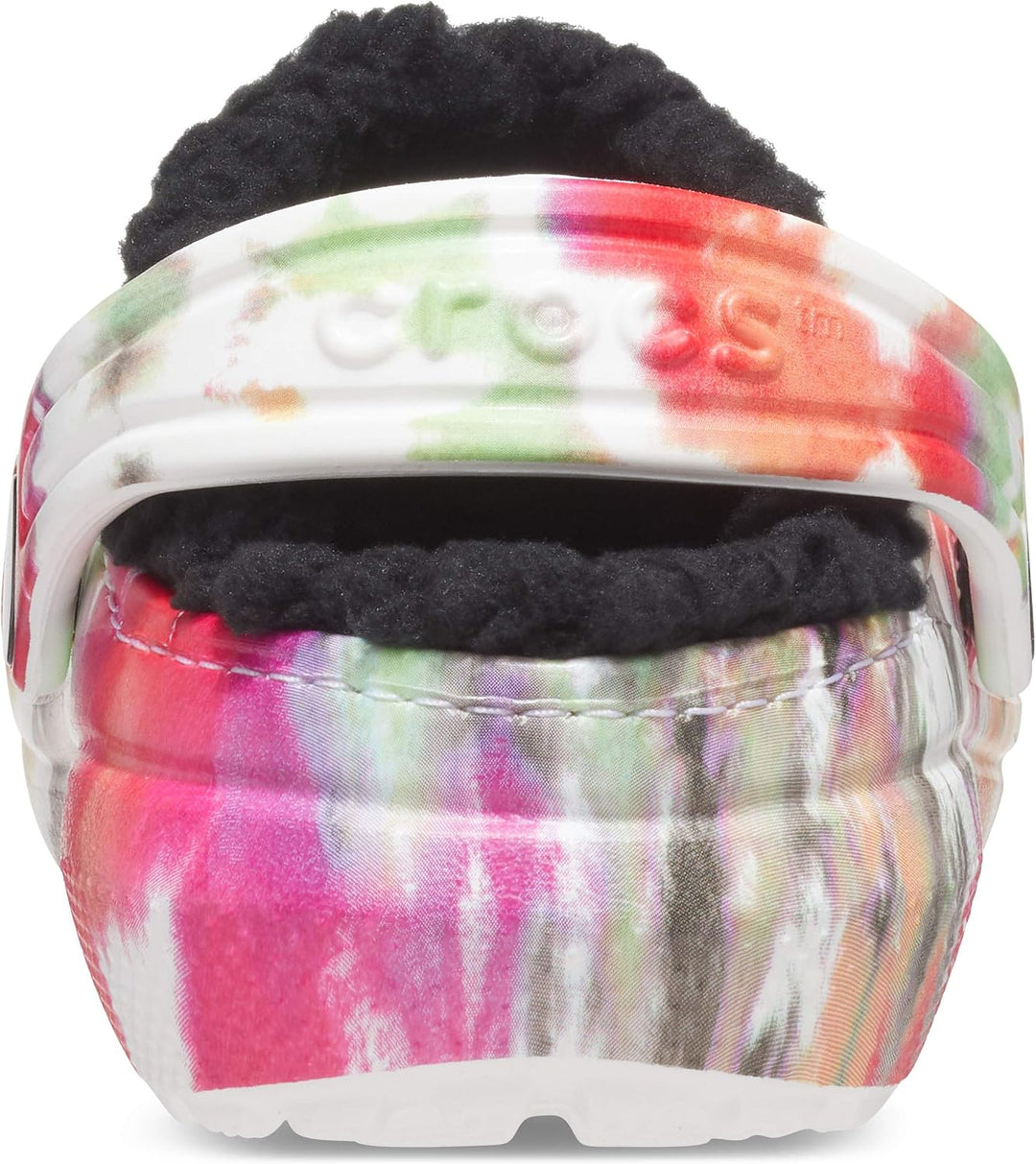 Crocs Unisex Kinder Classic Lined Clog K 22/23 EU Black Multi, 22/23 EU Black Multi