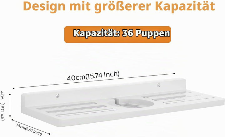 Für Tonies Figuren Regal Magnetisch,für Toniebox Aufbewahrung und Display Regal (für 36 Figuren),Wan