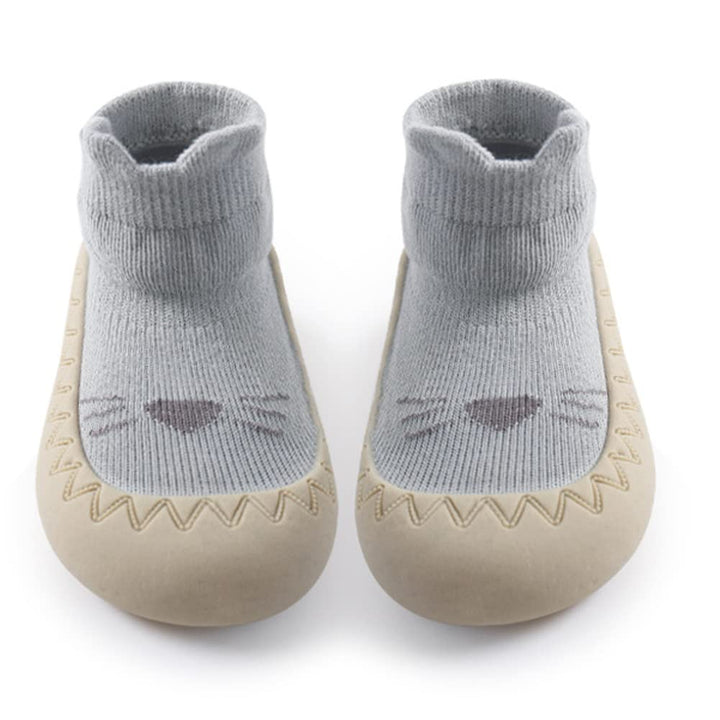 Baby Sockenschuhe Rutschfeste Niedlicher Cartoon Weicher Stricken Babybodenschuhe Kleinkind Schuhe 1