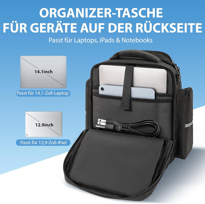 Pilotentasche, Flugtasche für Aviation Headset mit Polsterung, Passend für Headset, iPad & Flugzubeh