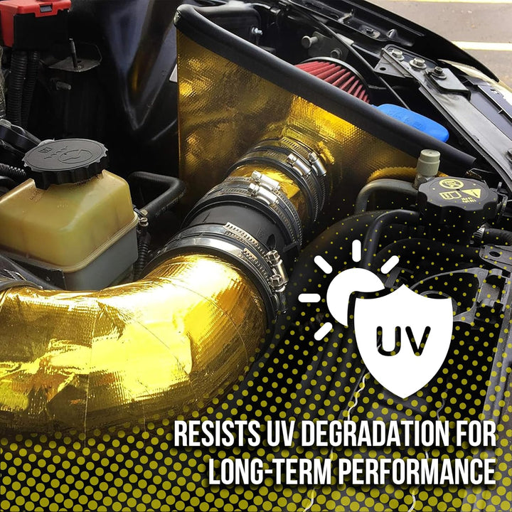 Design Engineering INC. Reflect-A-Gold Hochtemperatur-Rolle, wärmereflektierend, selbstklebend, 5,1