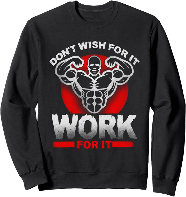 Gewichtheben Zitat Fitness Gym Gewichte Muskel Mann Workout Sweatshirt