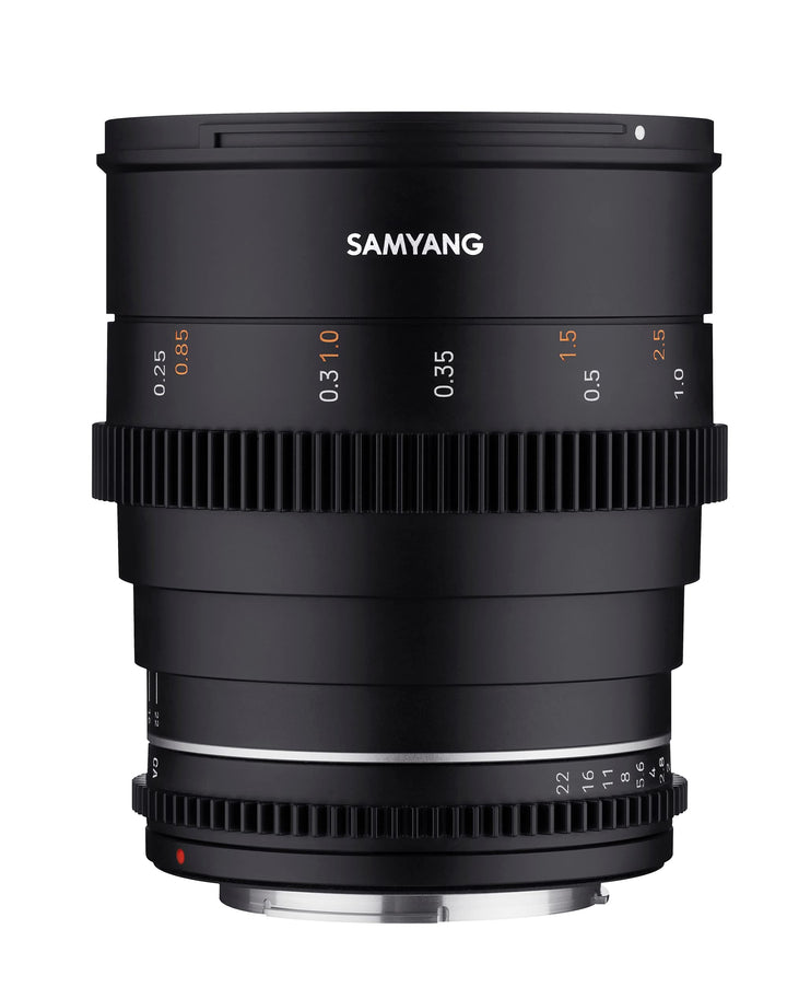 Samyang MF 24mm T1,5 VDSLR MK2 Canon RF – lichtstarkes T1,5 Weitwinkel Cine- und Video Objektiv für