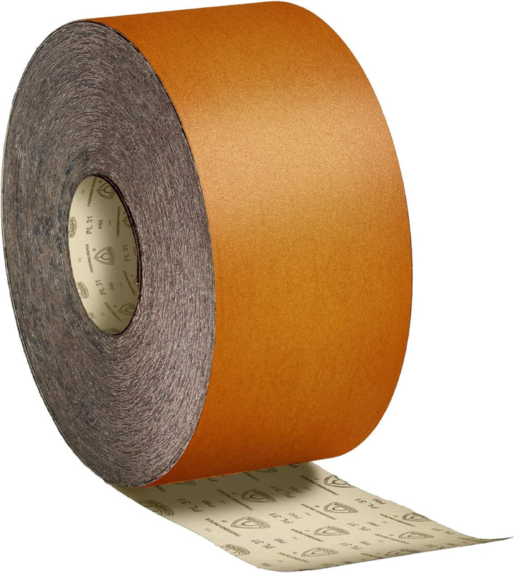Klingspor 3224 PL 31 B Schleifmittelrollen mit Papierunterlage, 115X50000 - Korn 100 Korn 100 115X50