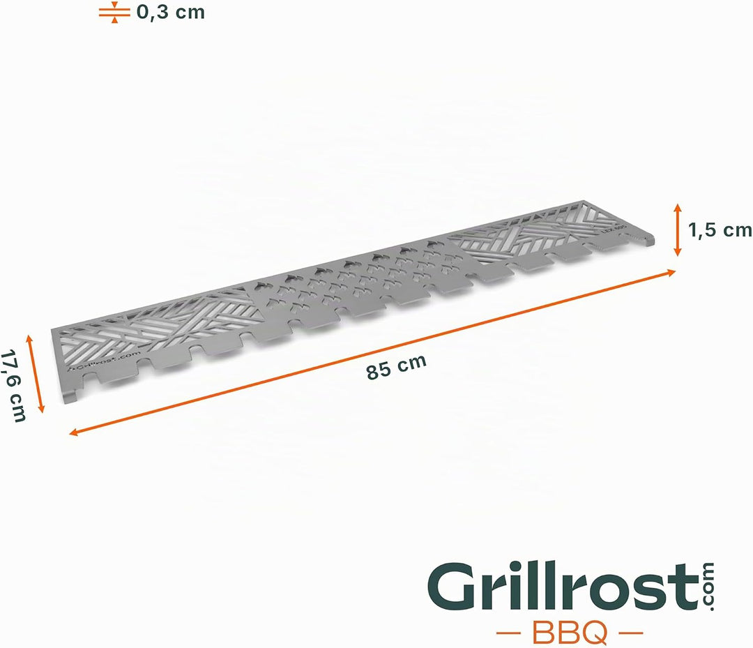 Grillrost.com Das Original Edelstahl Warmhalterost Multi-Station - f. Napoleon Mirage, Prestige, LEX