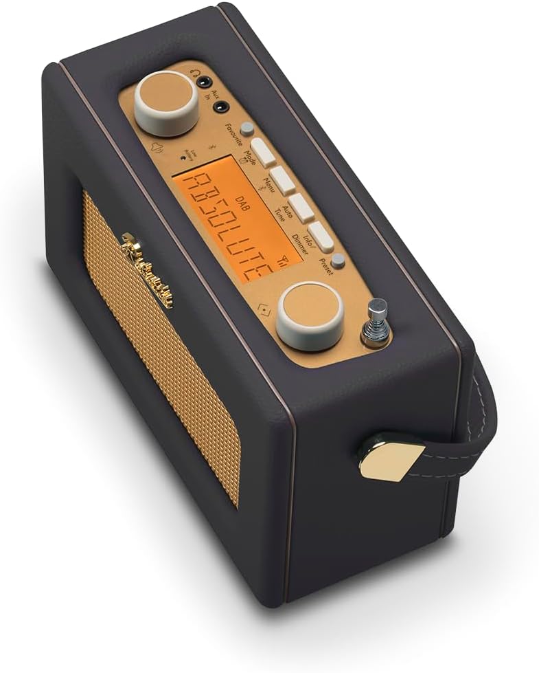 Roberts – Revival UNO BT Radio – Kompaktes tragbares Radio mit Dab-FM, Bluetooth, Vintage-Design, St