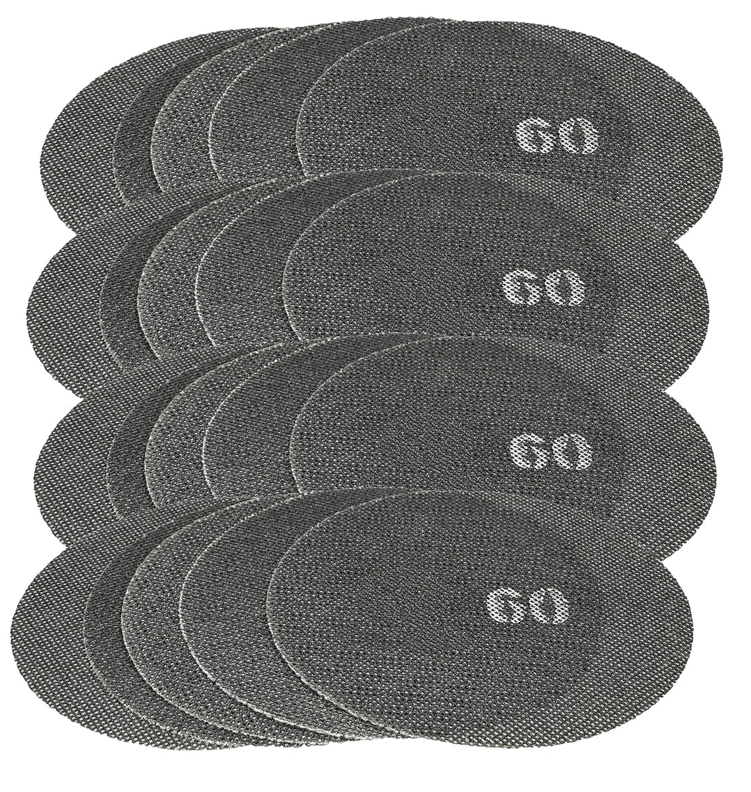 KOTARBAU® 20er Set Schleifgitter-Scheibe Ø 225 mm mit Klett Hart 60, Hart 60