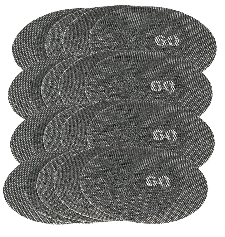 KOTARBAU® 20er Set Schleifgitter-Scheibe Ø 225 mm mit Klett Hart 60, Hart 60