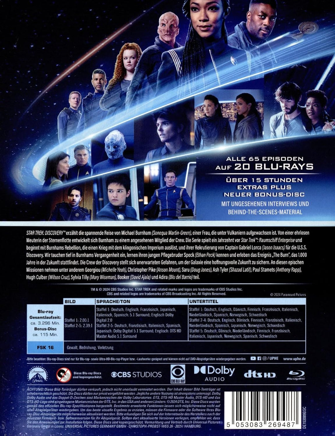 Star Trek: Discovery - Die komplette Serie [20 Blu-rays] + [Bonus Blu-ray], Blu-ray