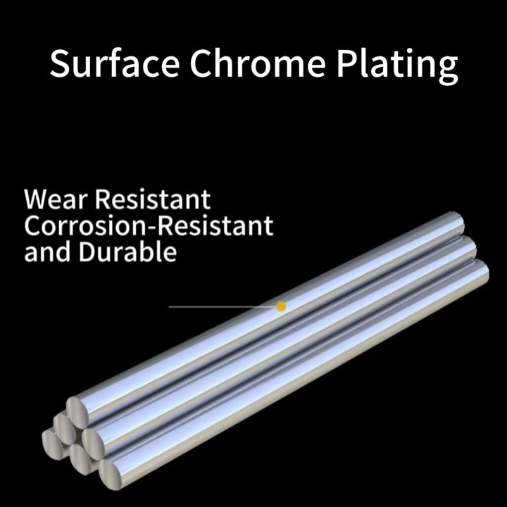 4 x Ø8mm x 150mm Linearwelle Linearführung Gerade Rundstange 8mm Durchmesser Horizontale Präzisionsw
