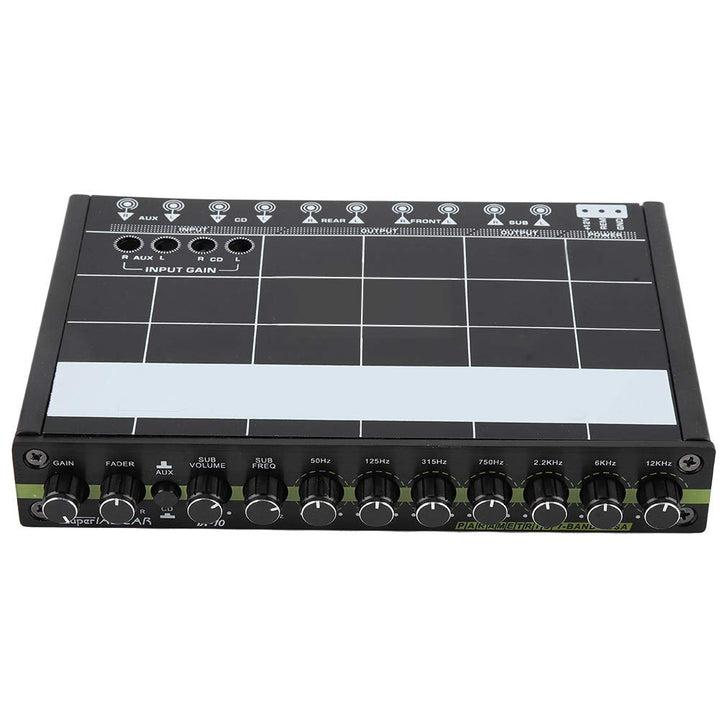 Car Audio Equalizer, Fydun 1 Stücke Auto Audio Stereo EQ Equalizer mit 7 Band