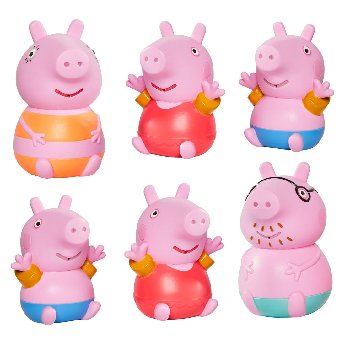 TOOMIES E73159 Tomy Peppa, Daddy Pig, Peppa & George Squirters, Baby, Kids Toys for Water Play, Fun