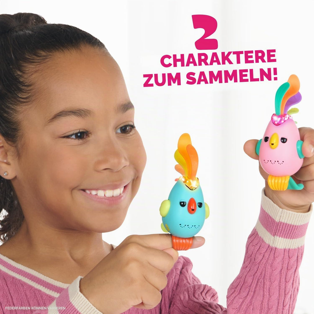 Fingerlings Sweet Tweets Interactive Bird: Lionel, Record & Play Secret Messages, 40+ Sounds & Reakt