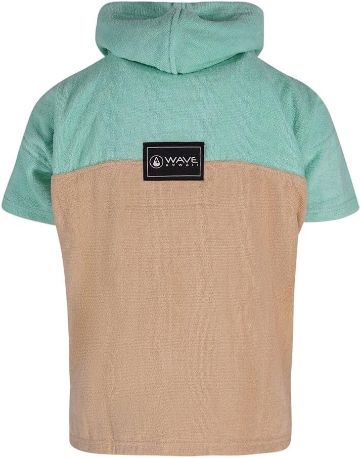 WAVE HAWAII Dropsi Surfponcho für Körpergrössen von 90-120 cm Poncho 100% ÖKO Baumwolle Umkleidehilf
