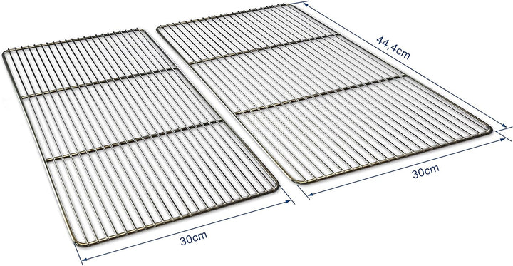 Grillrostprofi Grillrost Ersatz für Weber Spirit E310 / E 320 Edelstahl-Edelstahl 44,4 x 30 cm Edels