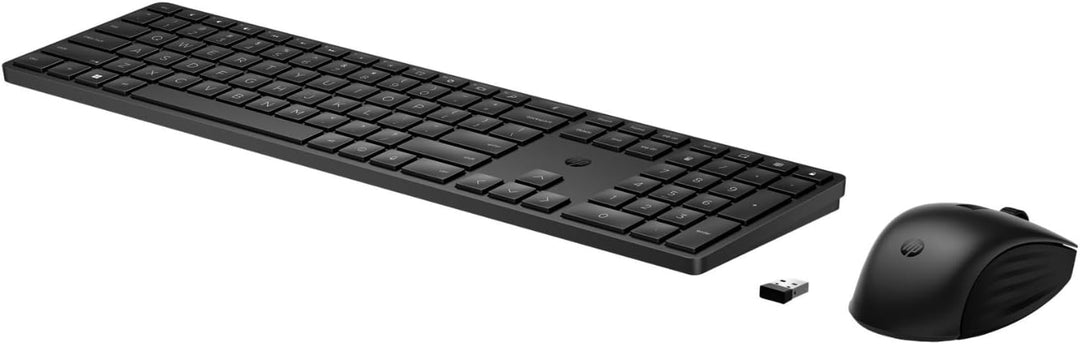 HP 655 - Tastatur-und-Maus-Set - 100% - Full Size - kabellos - 2.4 GHz - Deutsch - Schwarz - Smart B