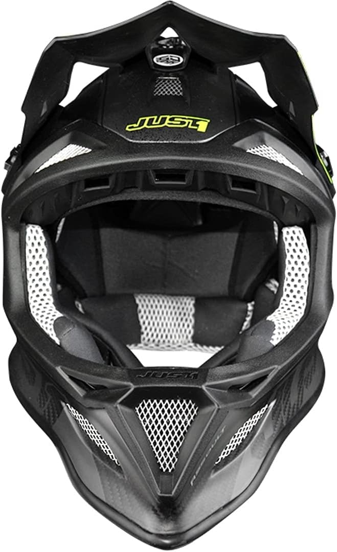 Just 1 Helmets Just1 Jdh Assault Black-Yellow + MIPS XXL Downhill/MTB/Enduro Helm, Schwarz-Gelb