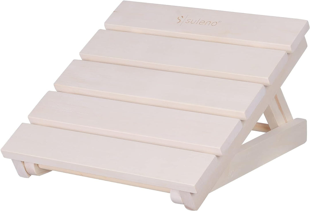 SULENO Sauna Kopfstütze JARI verstellbar Espe Nackenstütze Kopfkeil