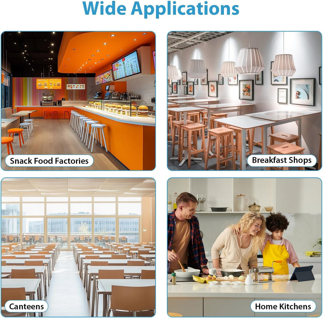 Elektrische UFO-Burger-Presse, Kommerzielle Antihaftbeschichtete Panini-Presse für Hamburger, 50°C -