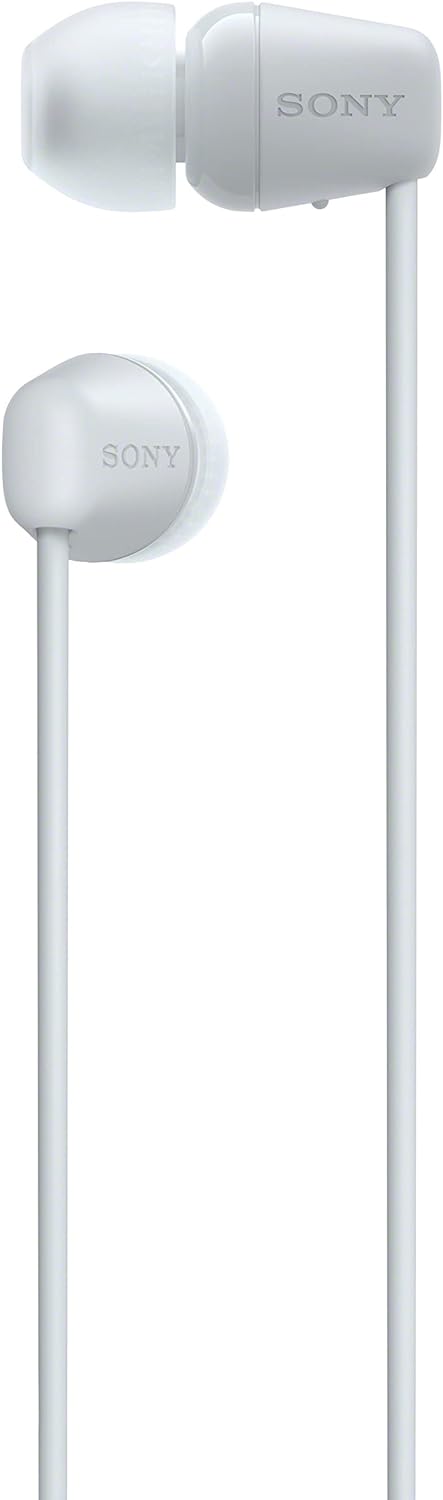 Sony kabellose WI-C100 In-Ear-Kopfhörer (bis zu 25 Stunden Akkulaufzeit, optimiert für Sprachassiste