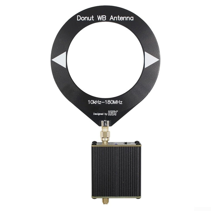SPORTARC Donut AM MW/SW Antenne, tragbare Mini-Schlaufenantenne, 10 kHz-180 MHz für HFDY Malahiteam