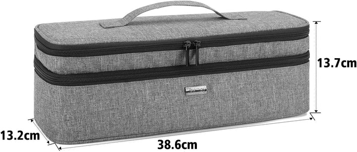 Teamoy Aufbewarhungstasche für Warmluftbürste Haartrockner, Glättender Styler Tragetasche, Reisetasc
