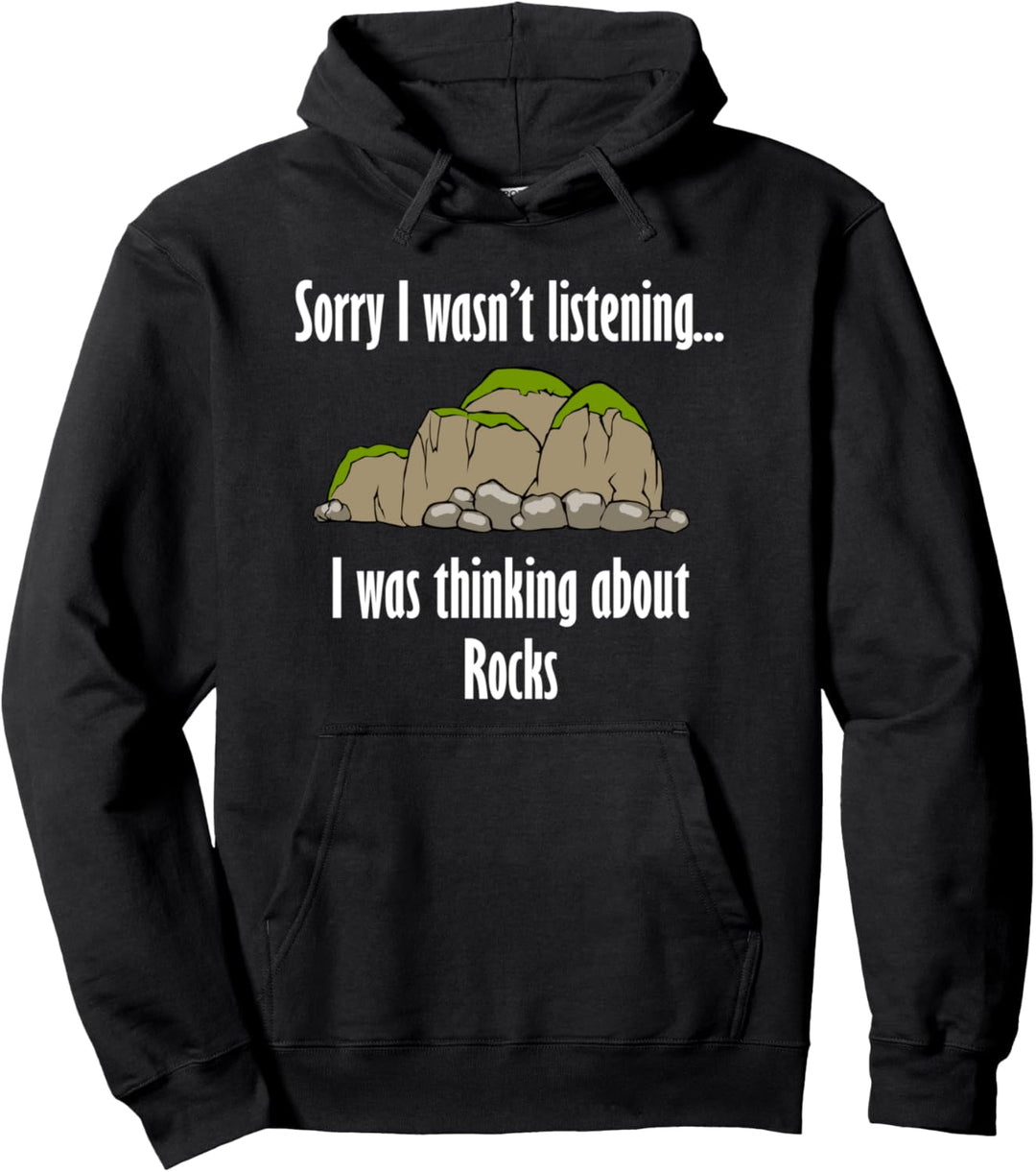 Über Felsen nachdenken Natur Erdkunde Pullover Hoodie