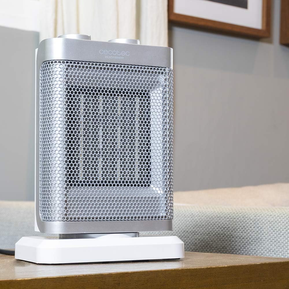 Cecotec Keramikheizung Ready Warm 6100 Ceramic Rotate. 1500 W, Keramisches Heizgerät mit Oszillation