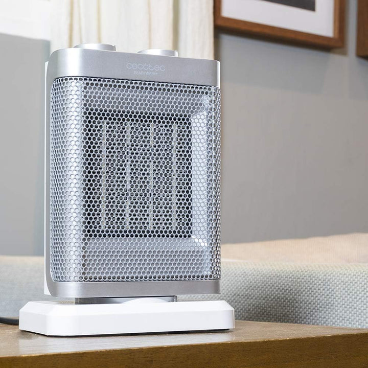 Cecotec Keramikheizung Ready Warm 6100 Ceramic Rotate. 1500 W, Keramisches Heizgerät mit Oszillation