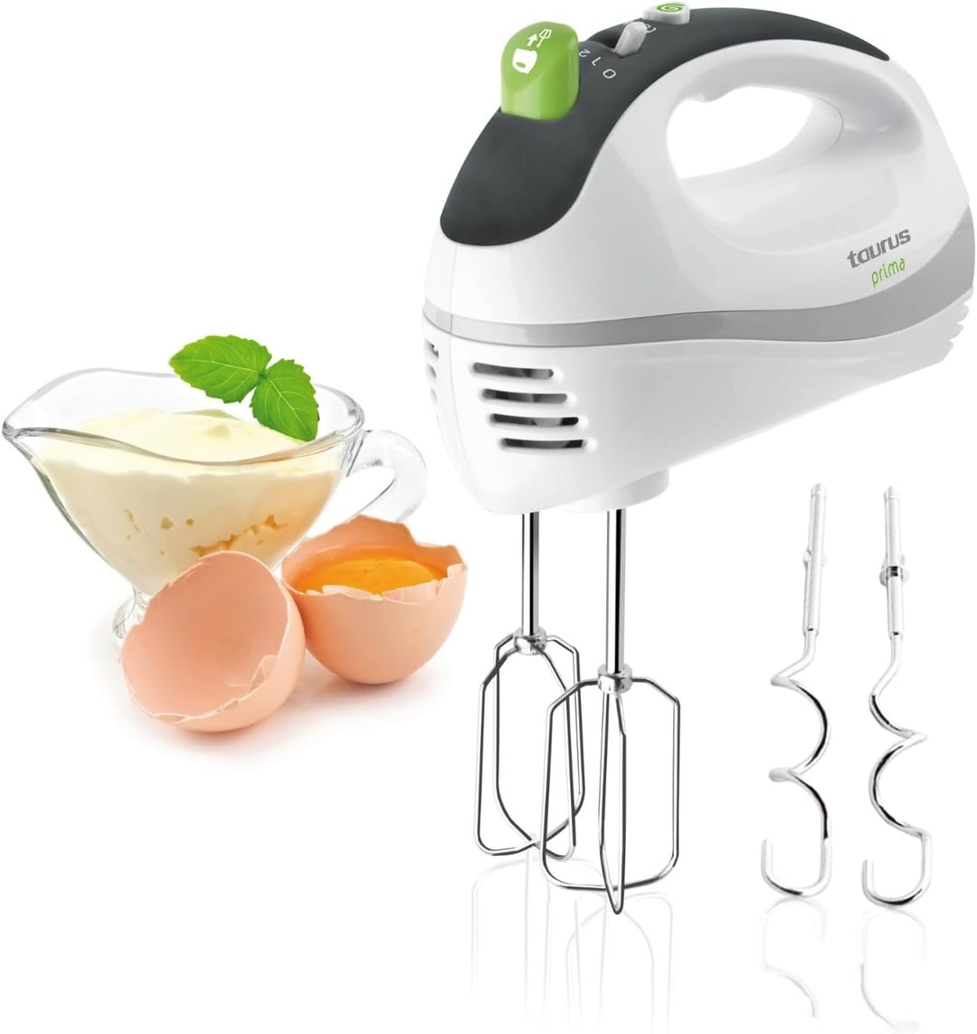 Taurus Handmixer | elektrisch | 300 W | 5 Geschwindigkeitsstufen | Turbofunktion | 2 verschiedene Au