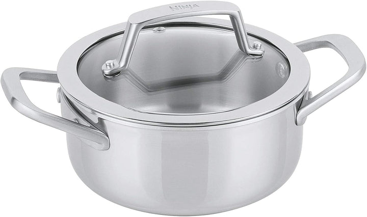 Ninja C90216DE EverClad Suppentopf 16cm Edelstahl