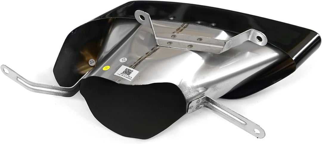 Audi 8W0071762B Endrohrblende rechts Blende Auspuffblende, schwarz, nur für Quattro + Automatik + 2.