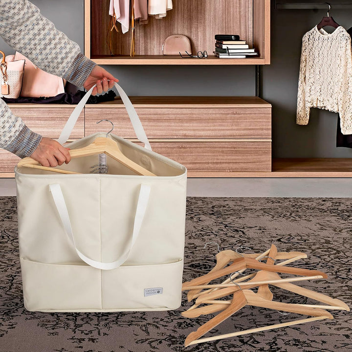Clothes Hanger Organizer Bag with Handles, Hanger Holder, Hanger Storage, Hanger Stacker, Hanger Cad