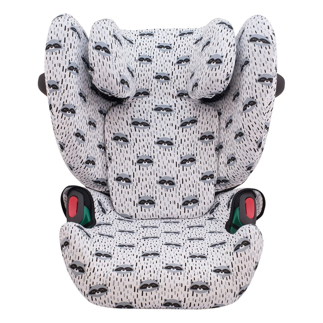 JYOKO KIDS Bezug Kompatibel mit Cybex Solution G I-size (Raccoon)