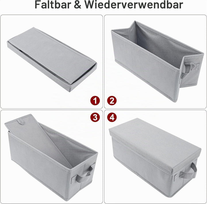 UENTIP CD-Aufbewahrungsbox, 1 Stück, CD-Hülle, 33,5 x 15 x 13,5 cm, Behälter für 30 CDs in vollen Ju