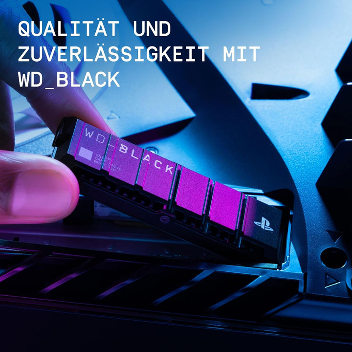 WD_BLACK SN850P 1 TB NVMe SSD Offiziell Lizenziert für PS5 Konsolen (interne Gaming SSD; optimierter