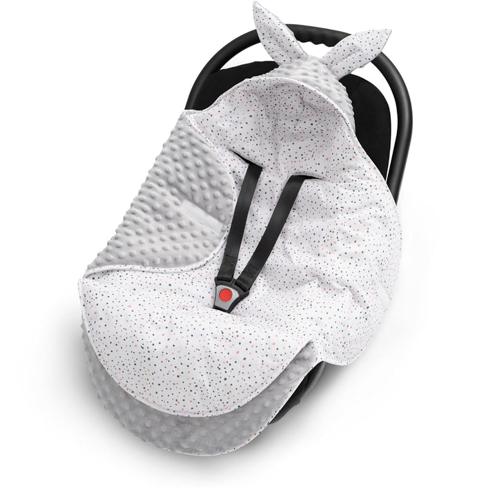 ELIMELI EINSCHLAGDECKE für Babyschale - Baby Winter Decke für Autositz, Buggys und Kinderwagen mit F