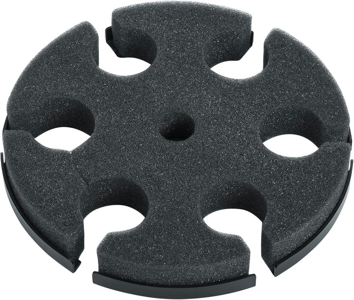 Gator Frameworks Mikrofonständer-Adapter für bis zu 6 Mikrofone, passend für kabelgebundene und kabe