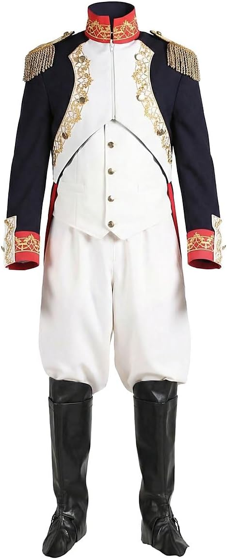 Thetru Kostüm General Napoleon Uniform Französischer Kaiser Fasching (L), L