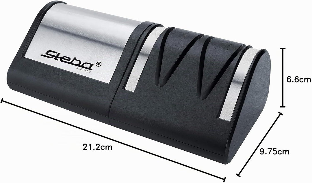 Steba Elektrischer Messerschärfer KS 1, für alle Arten von Messern (Metall, Keramik), Diamant-Schlei