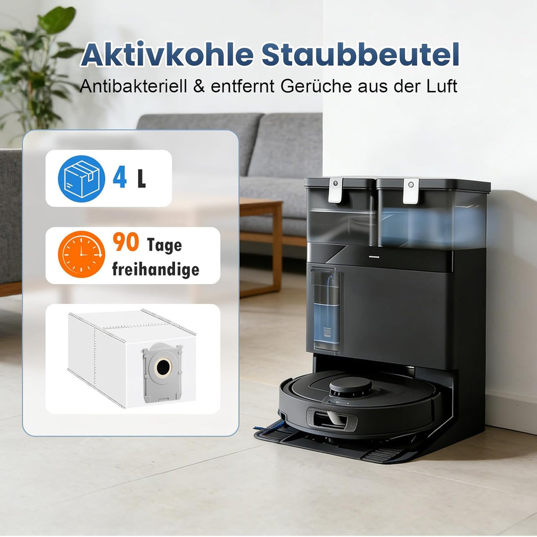 24 Stück Zubehör für Ecovacs Deebot T30C Omni Gen2 / T30C Omni Saugroboter mit Wischfunktion Ersatzt