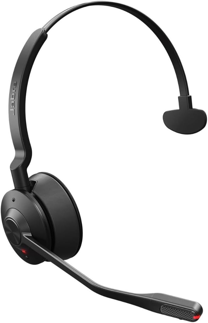 Jabra Engage 55 SE Mono Headset UC, Link 400a DECT Adapter USB-A, 1,2 m USB-C auf USB-A Kabel, Trage