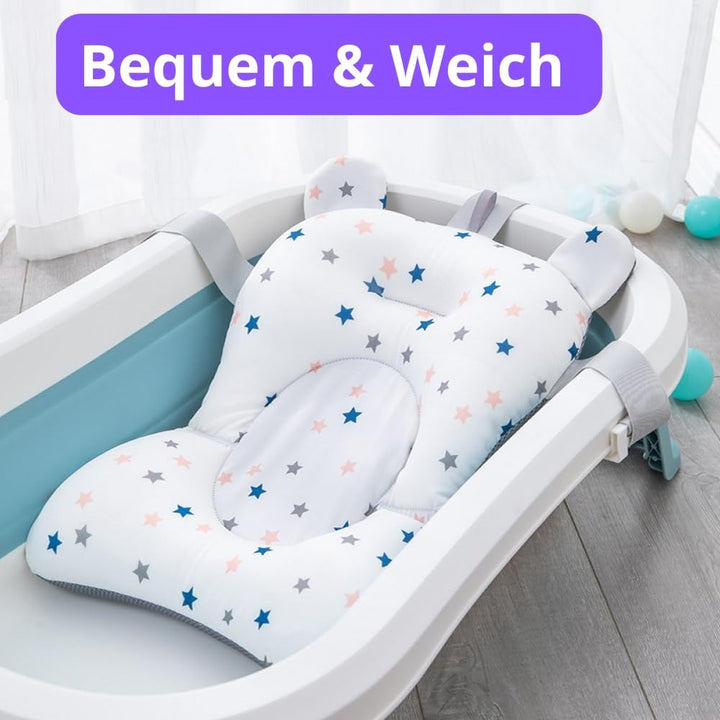 Badekissen Baby + Badekanne, Universelle Badewannenkissen, babywanne einsatz, Rutschfest, Weiches, G