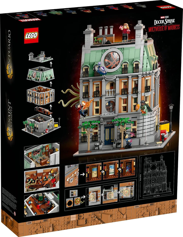 LEGO 6378958 Sanctum Sanctorum 76218 Master MordoIron ManSpider-ManDoctor StrangeWongEbony MawSinist