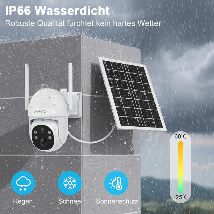 [Lebenslange Kostenlose Unbegrenzte Daten] 4G LTE Überwachungskamera mit eSIM Karte,2K LTE Kamera oh