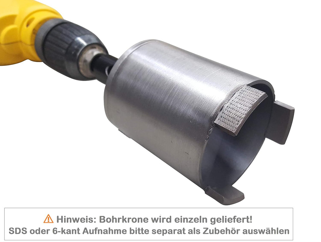 Bohrkrone 68mm für Steckdosen - Diamant Dosenbohrer 68mm Mauerwerk, Beton, Ziegel, KS Stein uvm | re