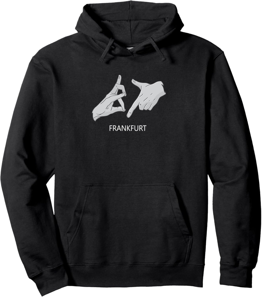 187 Gangzeichen Handzeichen Deutschrap HipHop Frankfurt Pullover Hoodie