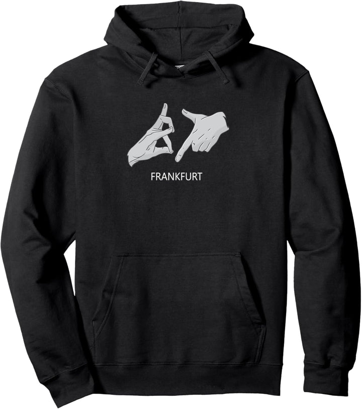 187 Gangzeichen Handzeichen Deutschrap HipHop Frankfurt Pullover Hoodie