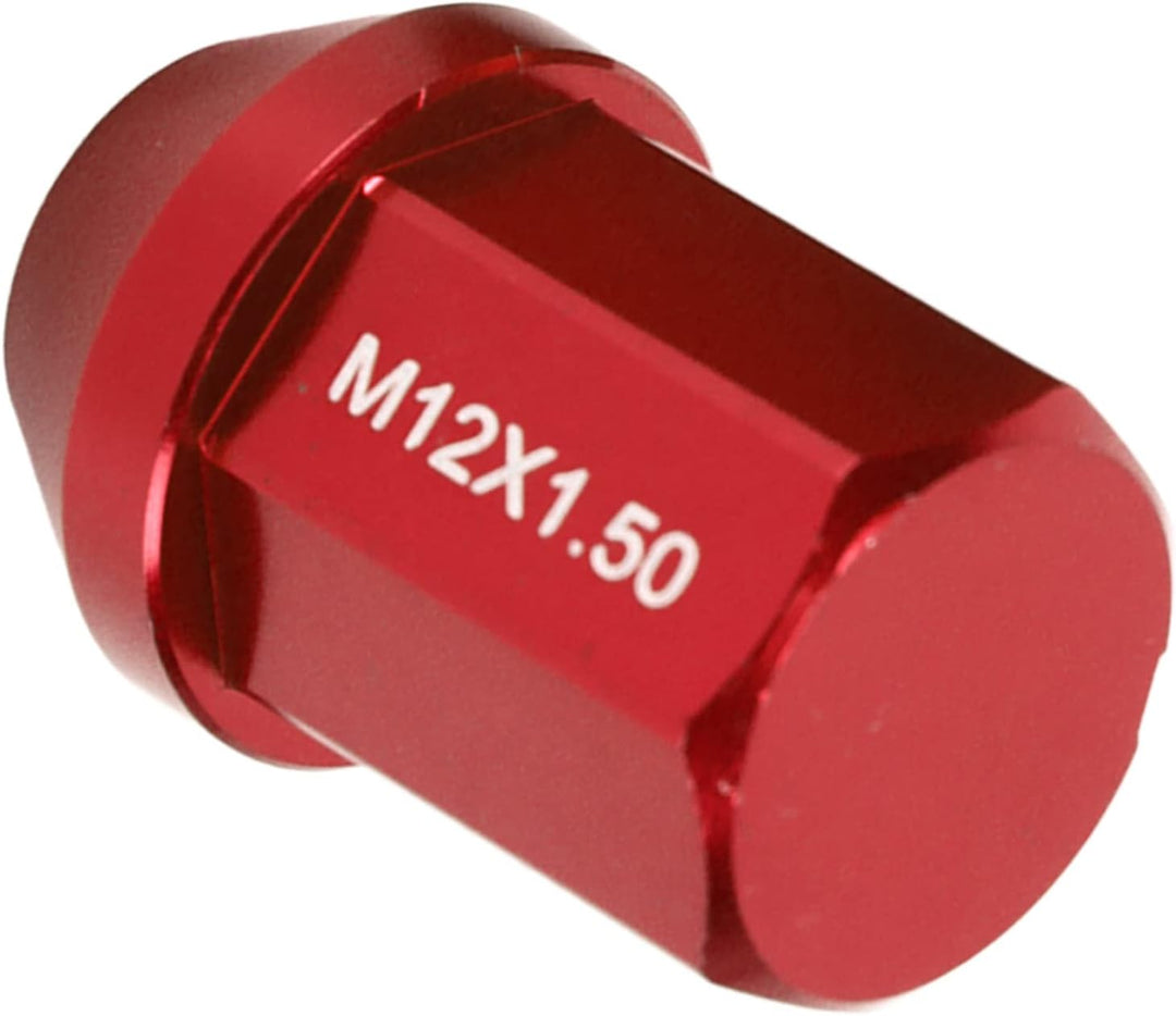 Autoteile, Rustptoof Closed End Radmuttern M12x1.5 35mm Ersatz für Lafesfa 2019 zur Reparatur(rot),